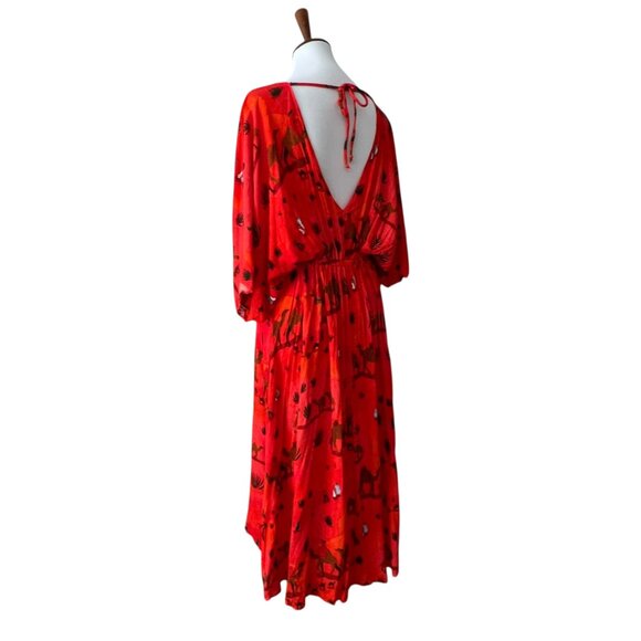 Anthropologie Dress Small Isabelle Feliu Karakum Fall Boho Dress Camel Desert - Picture 10 of 16